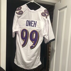 Signed NFL Odafe Oweh Jersey